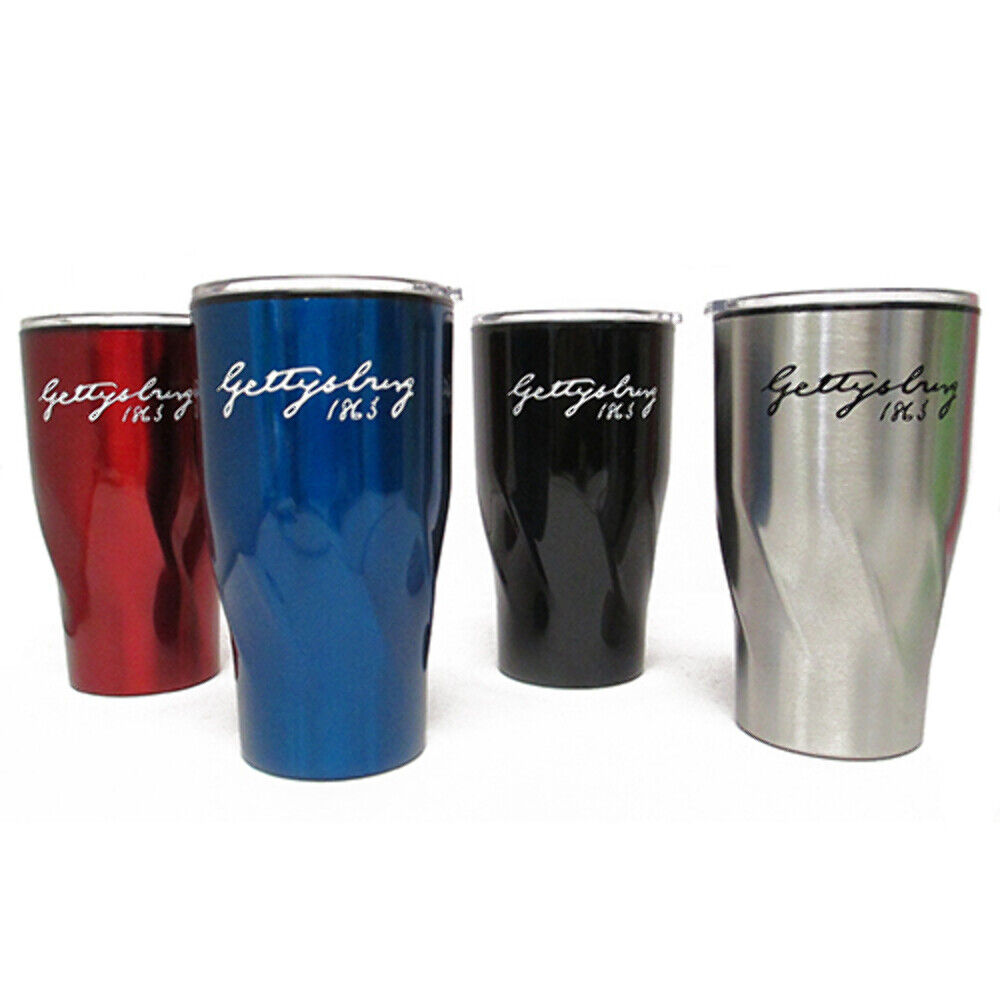 s-l1600 (39) Gettysburg Lincoln Script Travel Mug