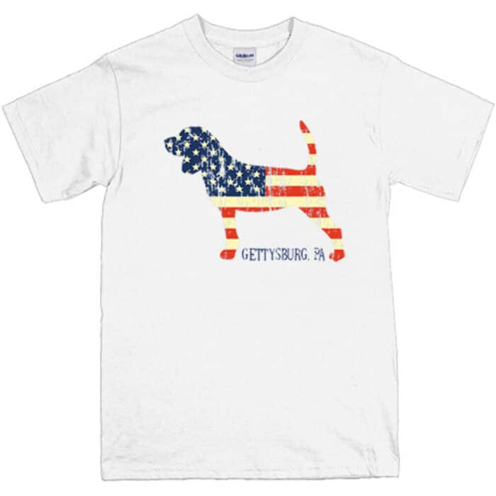 Gettysburg Beagle Youth T-Shirt white