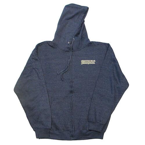 Gettysburg Shadow Drop Zip-Up Hoodie blue